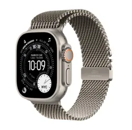 APPLE WATCH ULTRA 3 GPS + CELLULAR 49MM NATURAL TITANIUM CASE WITH NATURAL TITANIUM MILANESE LOOP - Large