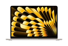 13-INCH MACBOOK AIR: APPLE M4 CHIP WITH 10-CORE CPU AND 8-CORE GPU, 16GB, 256GB SSD - Starlight