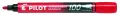 Pilot Super Colour Permanent Marker Bullet Point SCA-100 - Red image