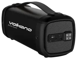 Volkano Bazooka Squared Series Bluetooth Speaker Square Shape-Black VK-3030-BK