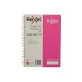 Rexel A5 NoteBook Feint & Perforated 200pg (Each) - Pink image