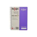 Rexel A5 NoteBook Feint & Perforated 200pg (Each) - Purple image