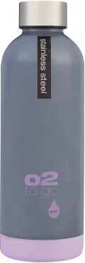 O2 Double Wall Stainless Steel Bottle 500ml O2 SS730 - Grey image