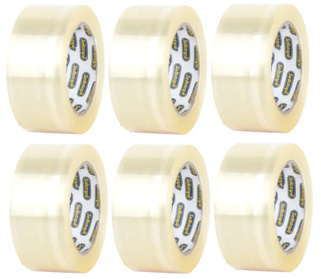Packaging Tape 48mmx100m Roll (6 pack) - Clear