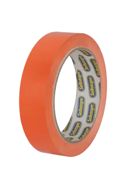 SELLOTAPE PVC Coloured Tape 24mmx50m SA1504 Roll - Orange
