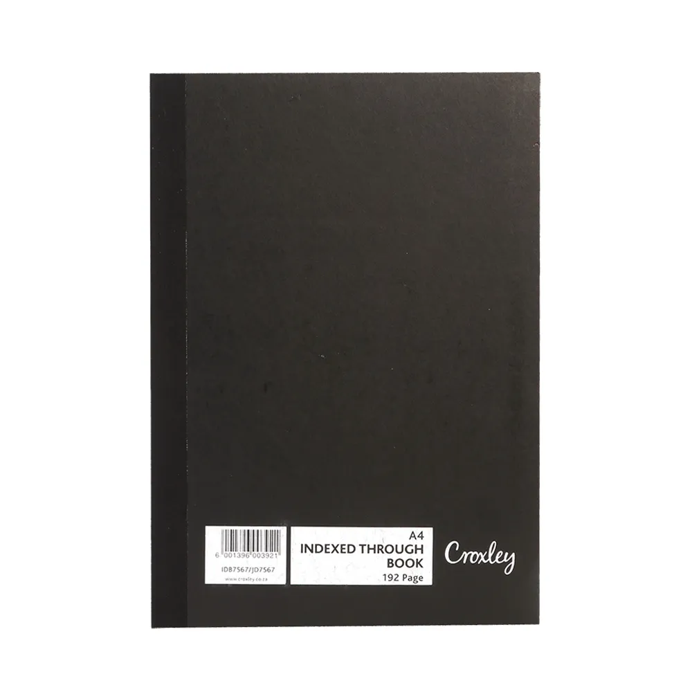 Croxley Hard Cover Index Book Ruled A4 192 pages JD7567 | Waltons