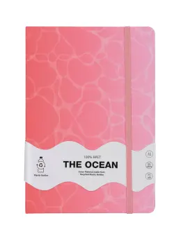 Waltons primeLINE Protect the Ocean Notebook - Pink