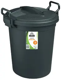 Big Jim 70Lt Garbage Bin Black DG0200-BL (Each)