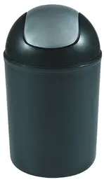Miss Molly 5Lt Black Swing Bin JO0701-BL (Each) - Black