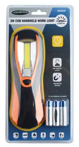 Leisure Quip 3 Watt COB Handheld Worklight 200 Lumens MQ8426 (Each)