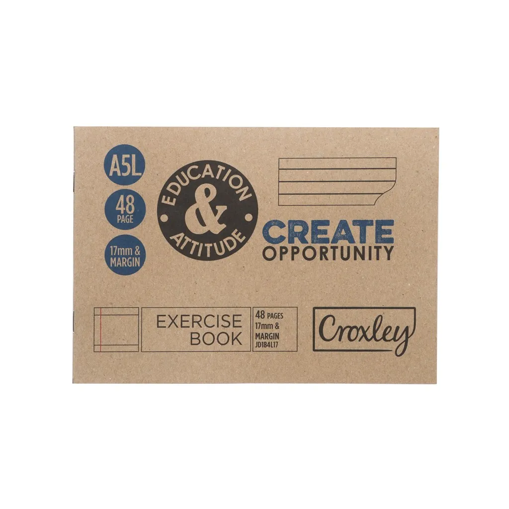 Exercise Book 17mm A5L 48 Page | Waltons