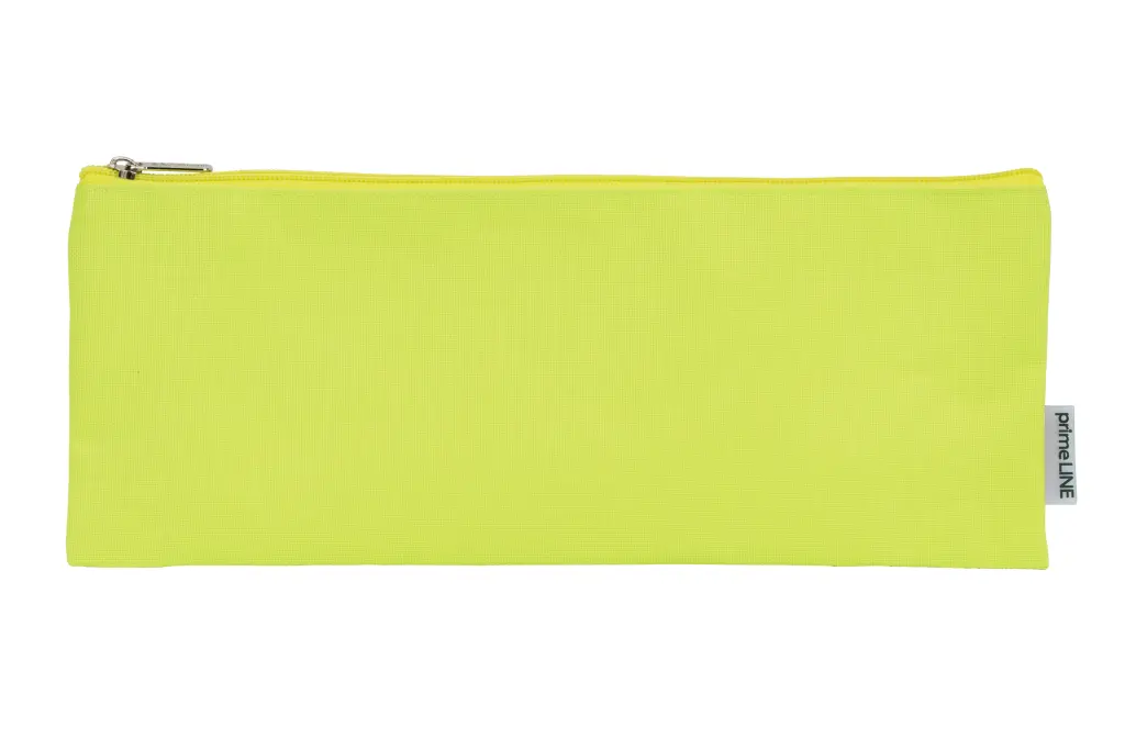 Waltons Primeline Neon Pencil Case 33cm WPC1 - Neon Yellow