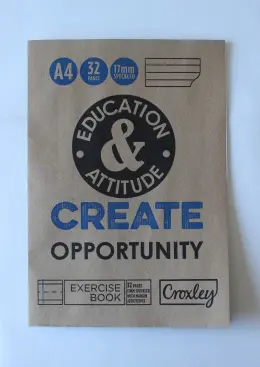 Speckled 17mm guideline Exercise Book, A4 32 Page