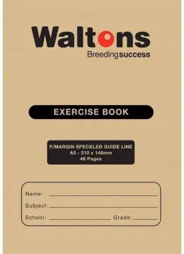 Speckled Feint Ruled Exercise Book, A5 48 Page