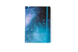 NB Soft Spiral Bound A5 Notebook Designer (Each) - Blue