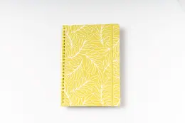 NB Soft Spiral Bound A5 Notebook Designer (Each) - Yellow