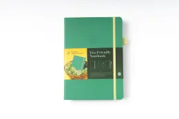 NB Apple Skin Hard Cover Notebook (Each) - Green