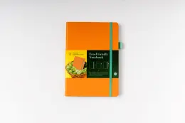 NB Apple Skin Hard Cover Notebook (Each) - Orange