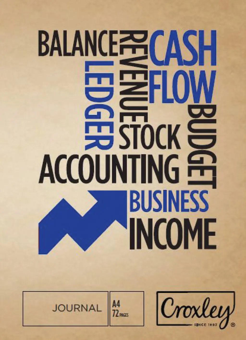 Croxley Soft Cover Bookkeeping Book, A4 72 Page, Journal