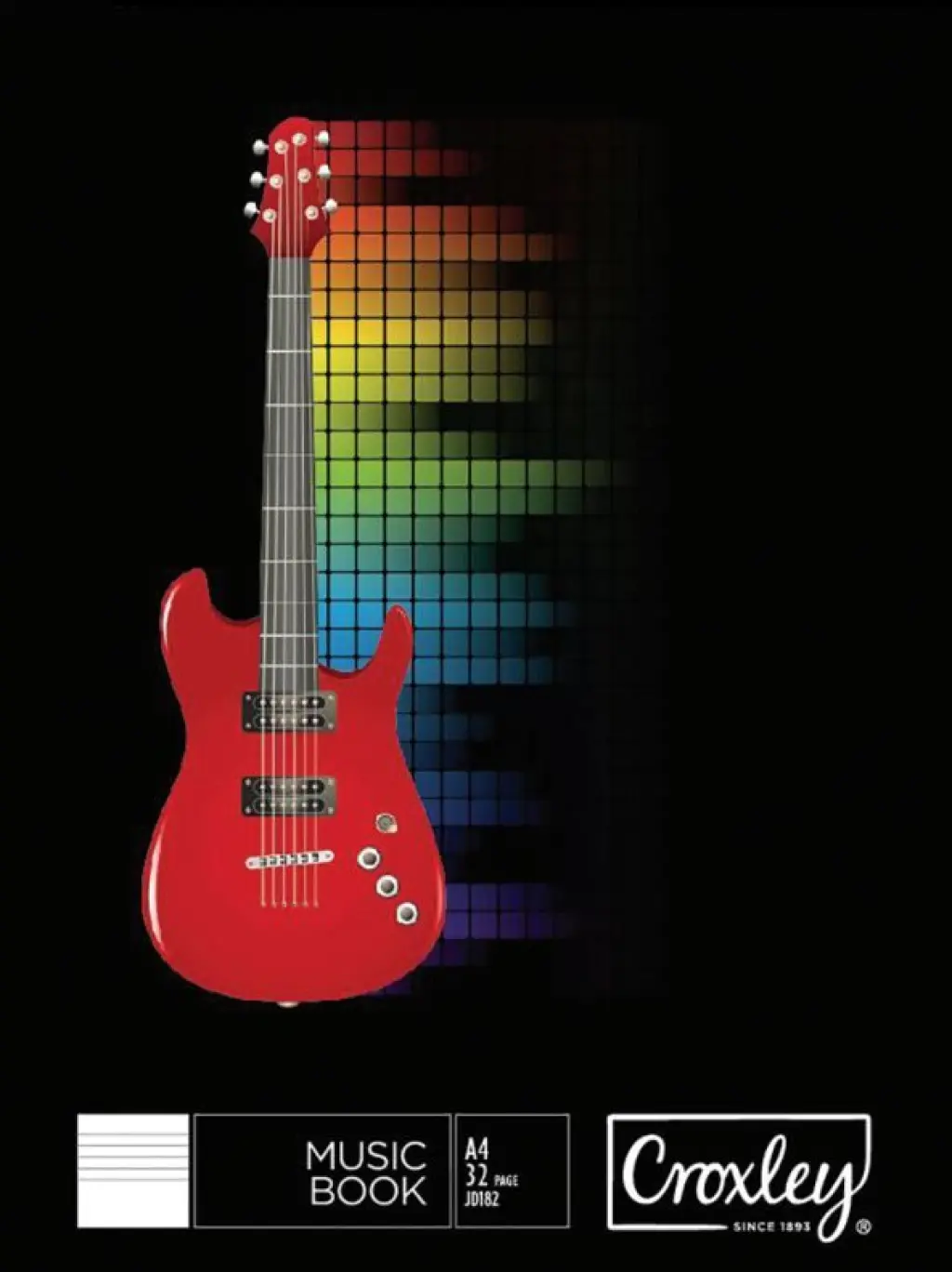 Croxley Music Book, A4 32 Page, 12 Stave