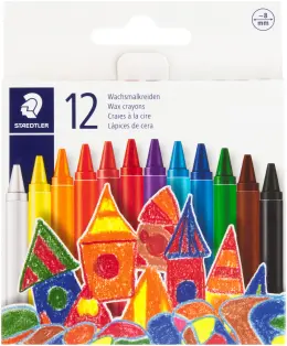 STAEDTLER NORIS WAX CRAYONS - SET 12