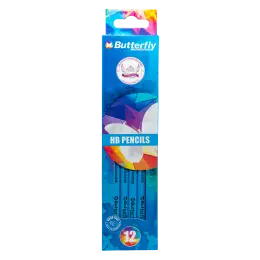 Butterfly HB Woodfree Pencils - Pk12