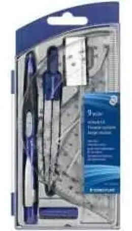 Staedtler School Kit 9 Piece Compass Set