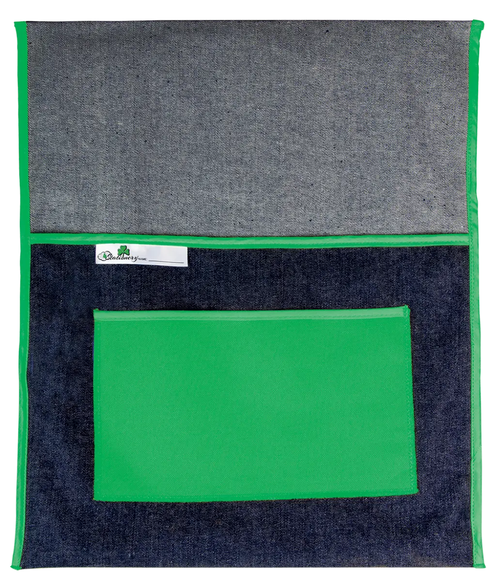 trefoil-denim-chairbag-44cm-green.jpg
