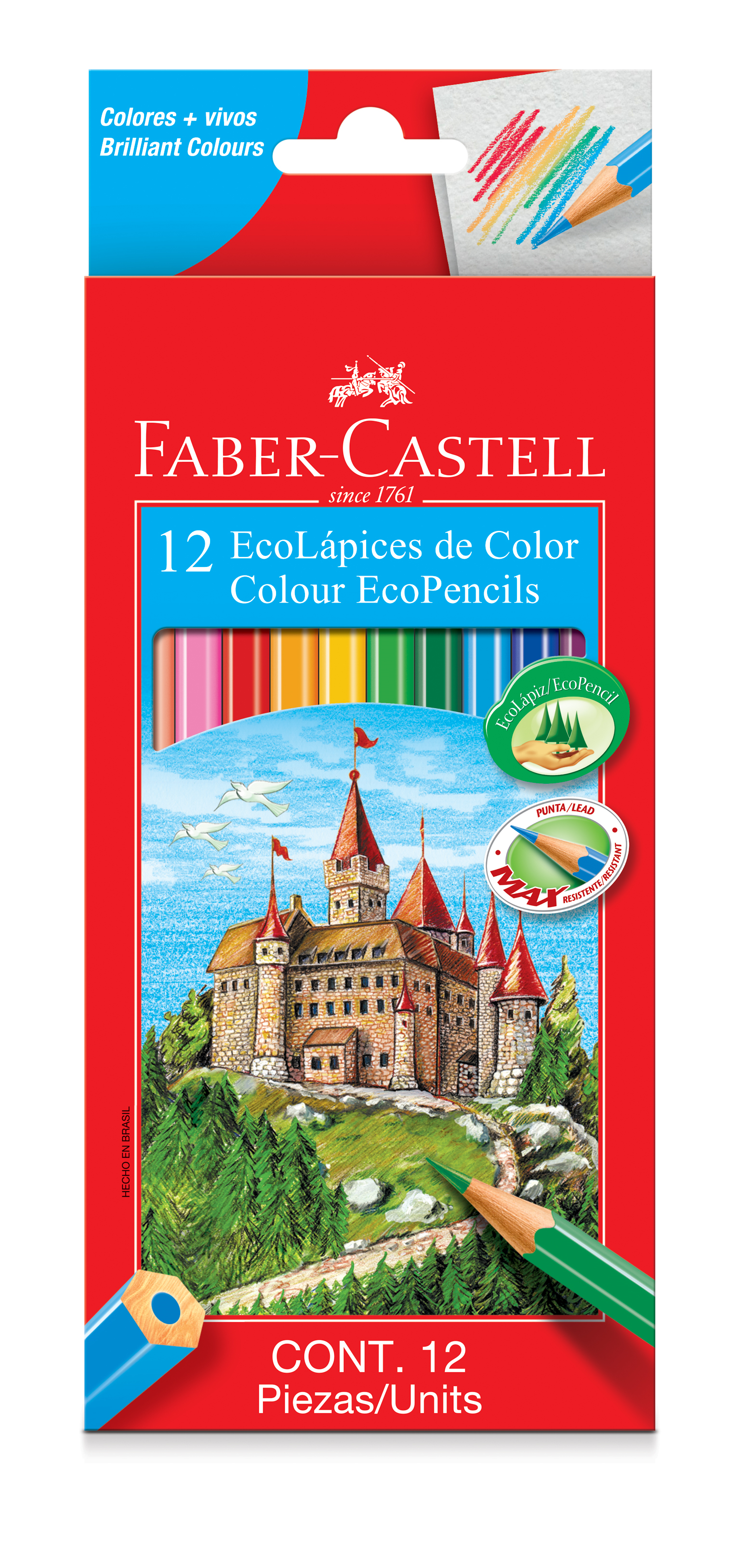 FABER CASTELL Pencil Crayons Full Size AHT120112E (Set 12) | Waltons