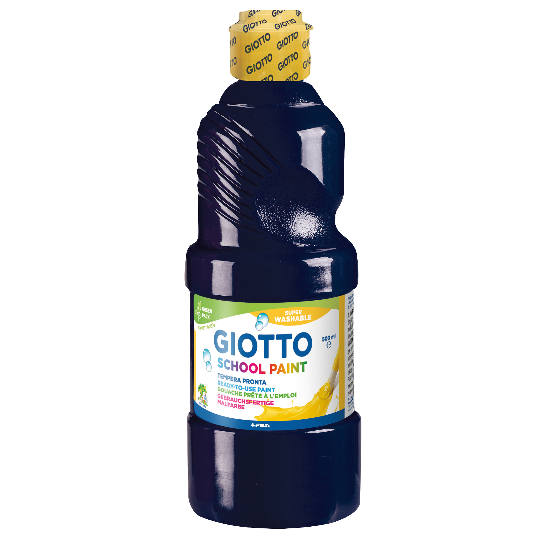 Giotto Tempera Ready To Use School Paint 500ml (Each) - Black
