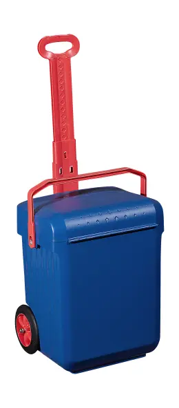 Weelie School Bag - Navy & Red