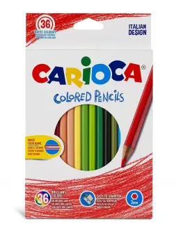 Carioca Colour Pencil Crayons Set of 36