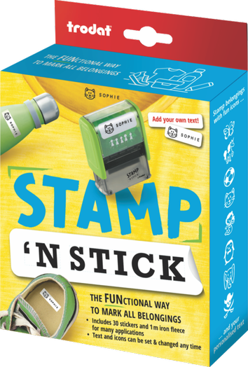 Trodat Stamp-n-Stick Mark Your Belongings 4911SNS | Waltons