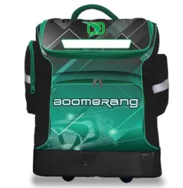 Boomerang Big Wheel Trolley Backpack - Green
