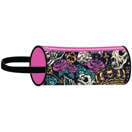 Skulls & Roses Pencil Barrel with Handle 25cm