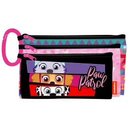 Paw Patrol (For Boys) Polyester Pencil Bag 3 Compartment