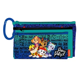 Paw Patrol (For Girls) Polyester Pencil Bag 3 Compartment
