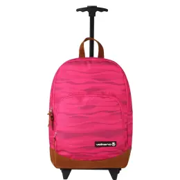 Volkano Diva Trolley Backpack 2 Compartments Pink