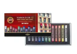 Koh-I-Noor Soft Chalk Pastels Artist Quality Set of 12