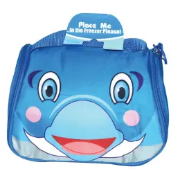 Dolphin Print Lunch Bag 3 Litre Includes Gel Pack & Opens Up Into Mat