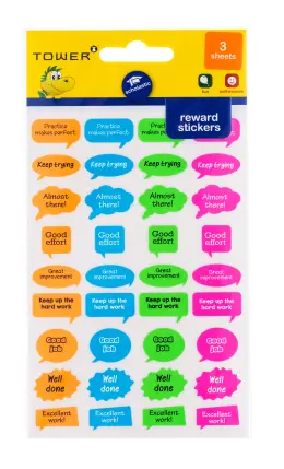 Tower Teacher Encouragement Stickers 108 Labels