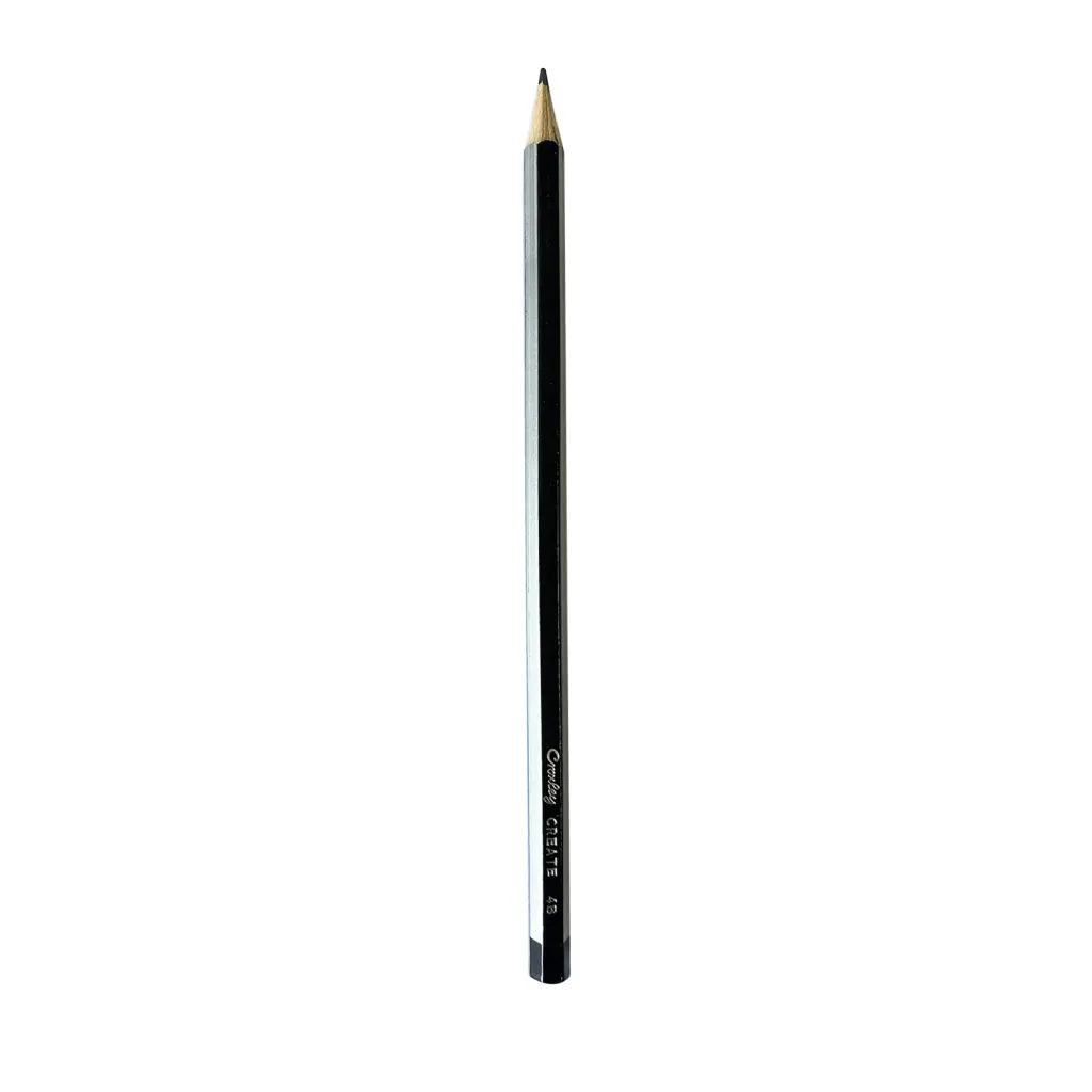 Croxley Create Graphite Wooden Pencil Each - 4B