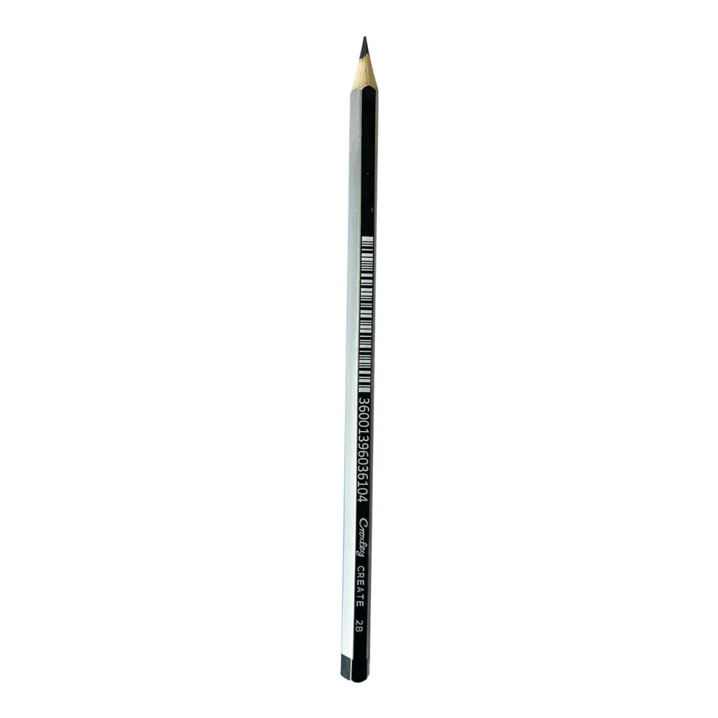 Croxley Create Graphite Wooden Pencil Each - 2B