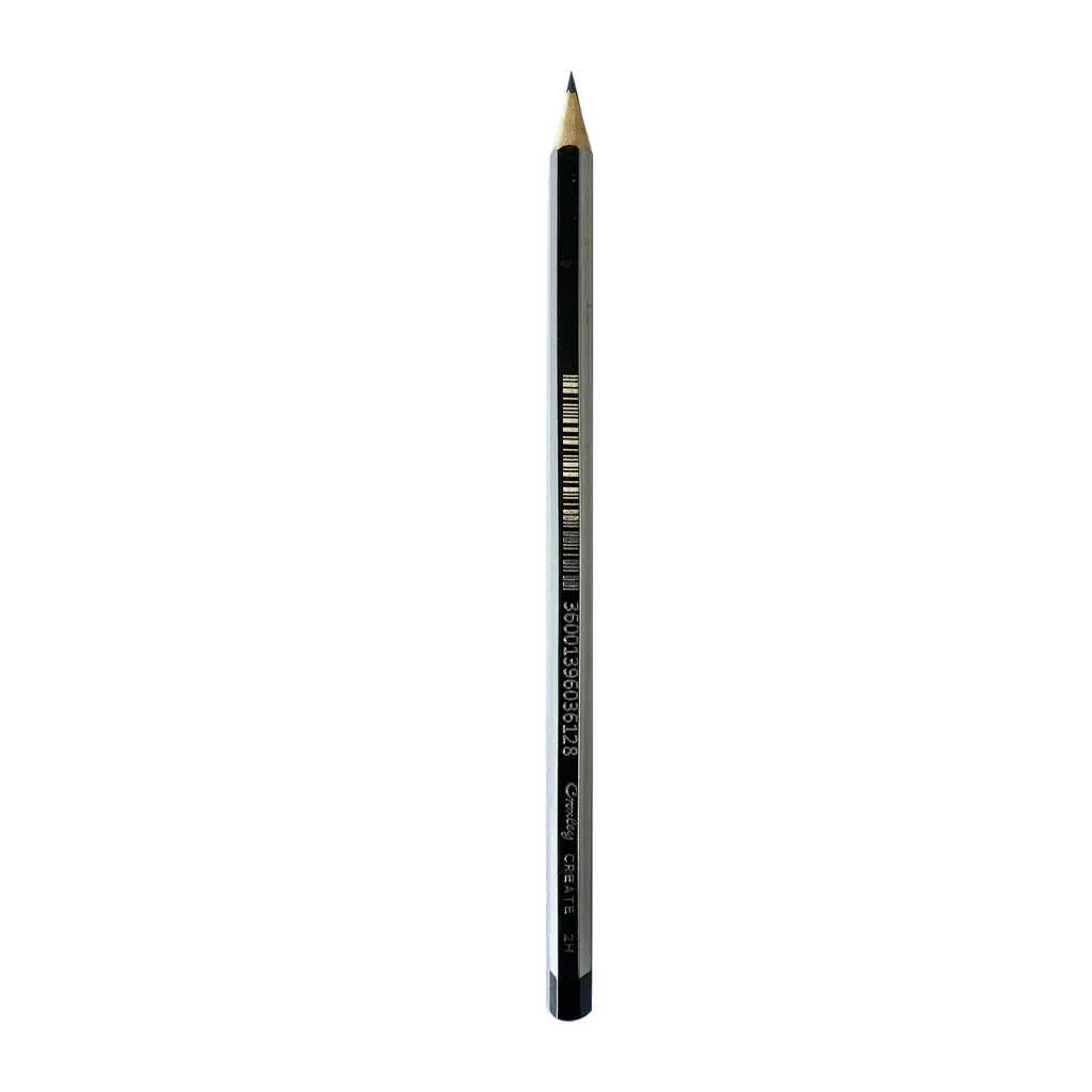 Croxley Create Graphite Wooden Pencil Each - 2H