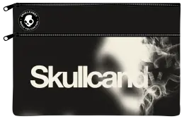 Skull Candy Neoprene Pencil Bag Double Zip 35cm