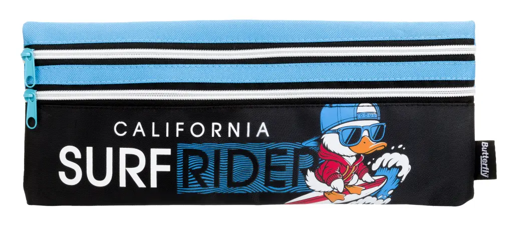 Awesome Double Zip Pencil Case 33cm