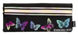 Wings Double Zip Pencil Bag 33cm