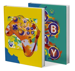 Xbox Book Covers (Pack 5) - Shredded Camo Bright