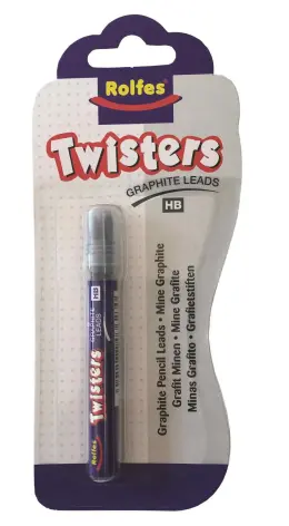 2H 2mm Graphite Pencil Leads 6 Per Tube