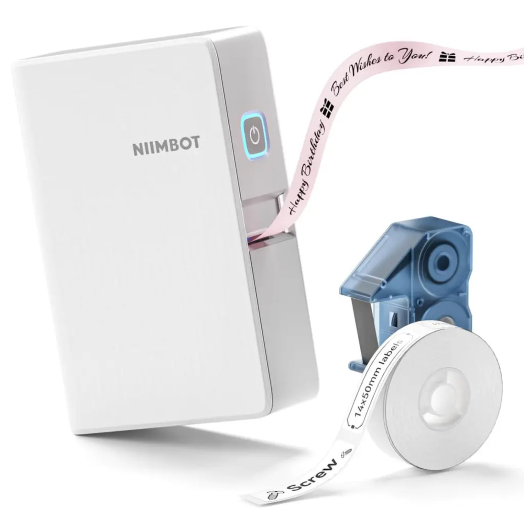 Niimbot - N1 - Thermal Transfer Printer & Satin Ribbon Kit - Pink